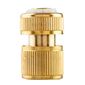NEO TOOLS brza spojnica s funkcijom STOP, materijal mesing, 1/2", zlato, 15-731