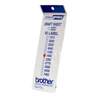 Etikete za Brother pečate, ID1850, 18x50mm, 12 kom, s prozirnim poklopcem Etikete za Brother pečate, ID1850, 18x50mm, 12 kom, s prozirnim poklopcem