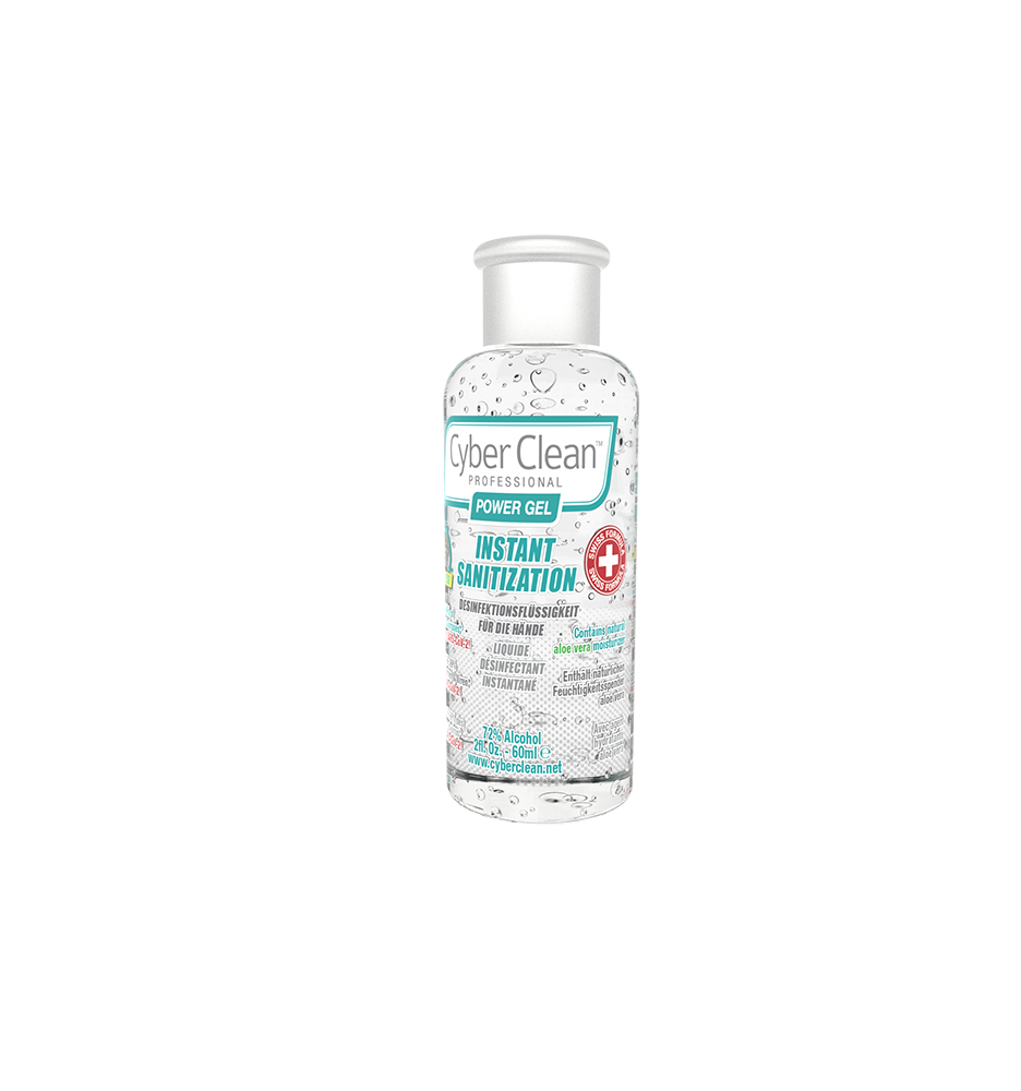 CyberClean POWER GEL - trenutno tekuće dezinficijens 2 oz / 60 ml (47030)