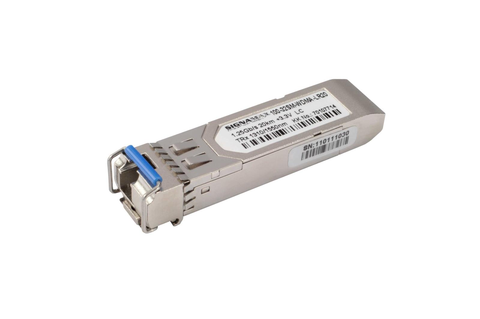 Signamax 100-32WDMA-LR20 1G SFP optički WDM modul SM 1310nm LC, 20km, DDM - Cisco comp.