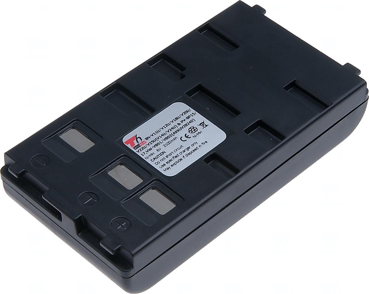 Baterija T6 Power JVC BN-V11U, BN-V12U, BN-V14U, BN-V18U, BN-V20U, BN-V22U, Ni-MH, 2100mAh, crna