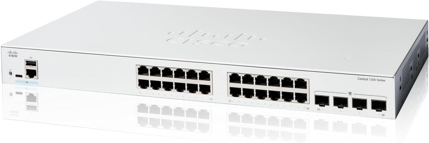 Preklopnik Cisco Catalyst C1200-24T-4X (24xGbE, 4xSFP+, bez ventilatora)