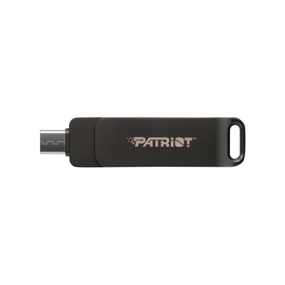 Patriot RAGE R550/512GB/USB 3.2/USB-A + USB-C/Crna