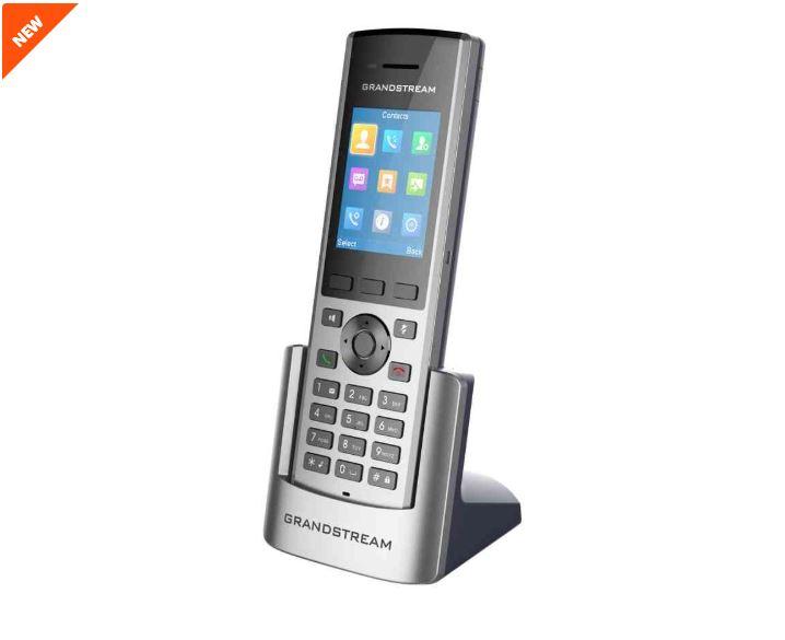 Grandstream DP730 IP telefon, 2,4" trakasti zaslon, 2SIP račun, video, BT, Micro USB, HAC, Pritisni za razgovor
