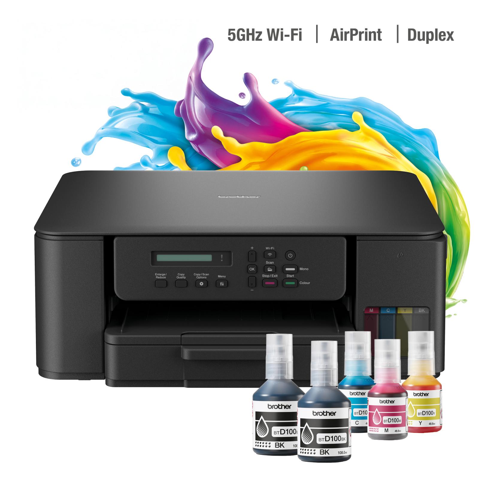 Brother/DCP-T530DW/MF/tinta/A4/WiFi/USB
