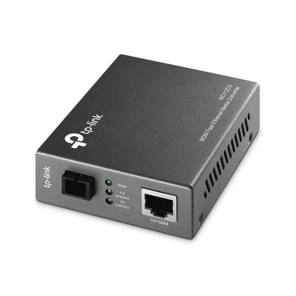 TP-Link MC112CS FE WDM SM 20km SC 1310nmTX/1550nmRX medijski pretvarač.