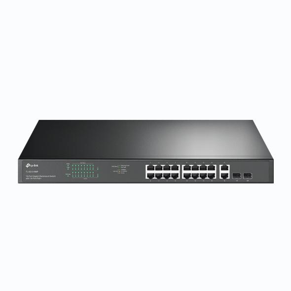 TP-Link TL-SG1218MP 16xGb 250W POE + 2xGb bez POE, 2xSFP CCTV preklopnik