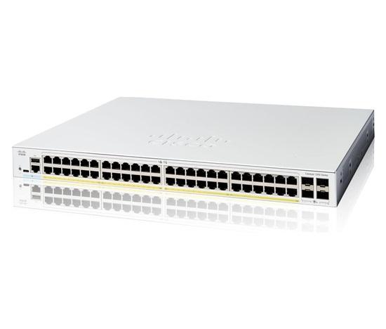 Cisco Catalyst preklopnik C1200-48P-4X (48xGbE,4xSFP+,48xPoE+,375W) - OSVJEŽENJE